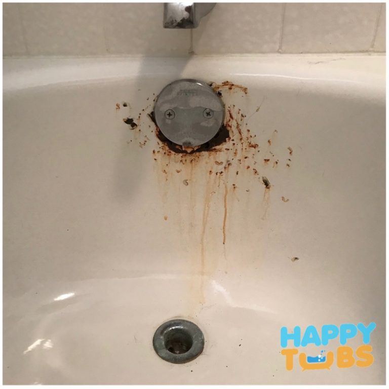 How to repair a rusted bathtub Happy Tubs Bathtub Repair